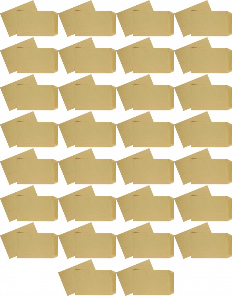 40x Koperta standardowa NC, C5, samoklejąca SK, 50 sztuk, brązowy