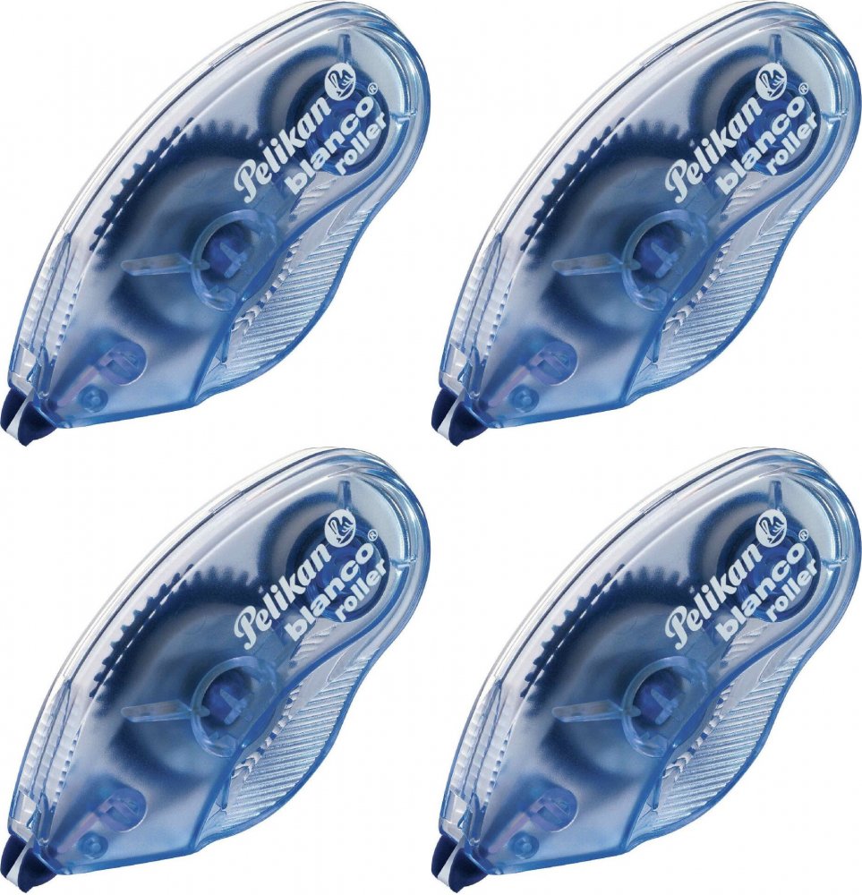 4x Korektor w taśmie Pelikan, Blanco Maxi Roller, 8.4mmx8.5m