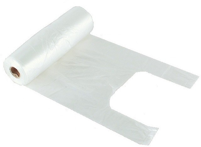 Reklamówki plastikowe Sarantis, na rolce, 190 sztuk, bezbarwny