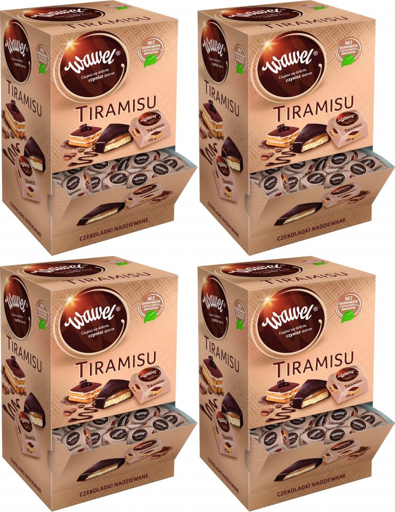4x Cukierki Wawel Tiramisu, 2.4kg
