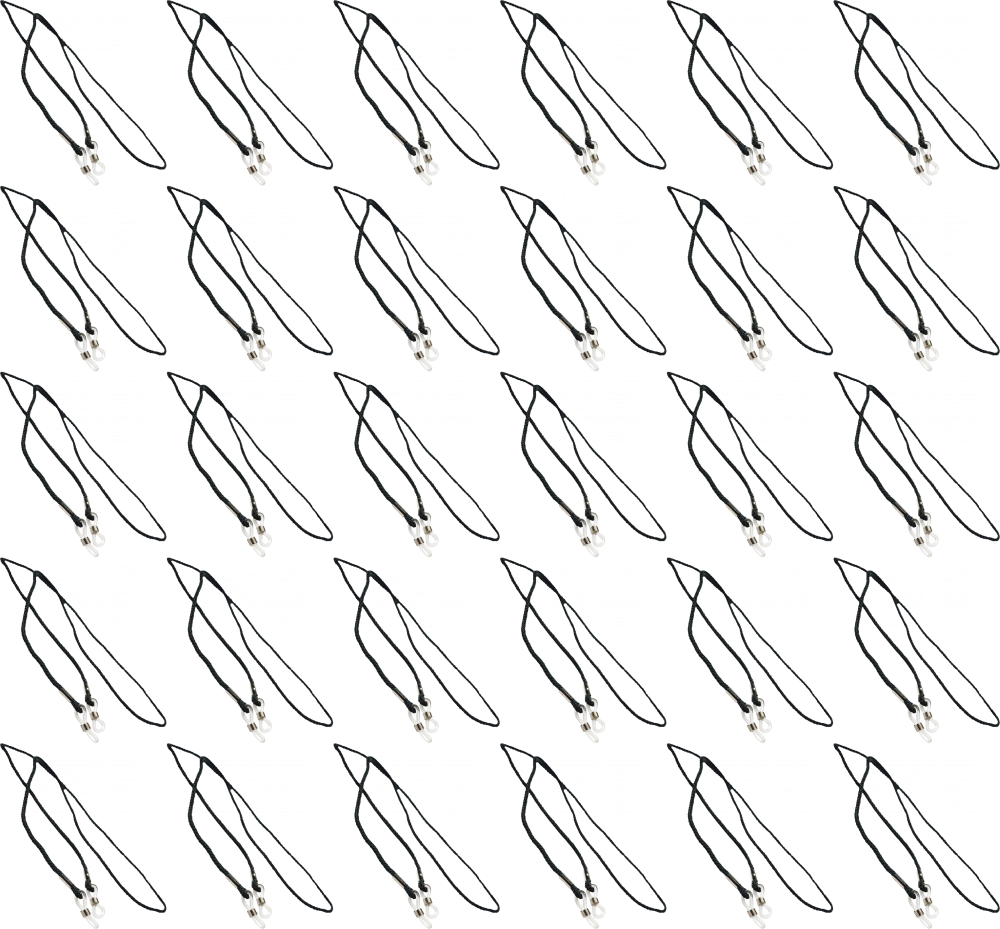 50x Sznurek do okularów 3M, czarny