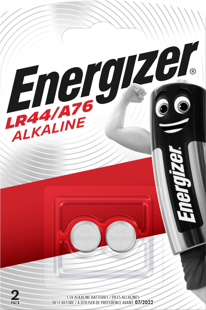 Bateria specjalistyczna Energizer, LR44/A76, 2 sztuki
