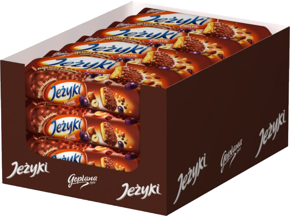 20x ciastka Jeżyki, klasyczny, 140g
