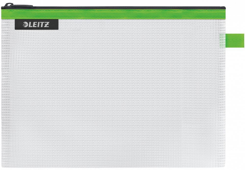 Koszulka/saszetka z suwakiem Leitz Wow, wodoodporna, rozmiar M, zielony