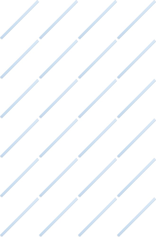 24x Listwa wsuwana Durable, 12mm, do 100 kartek, 1 sztuka przezroczysty