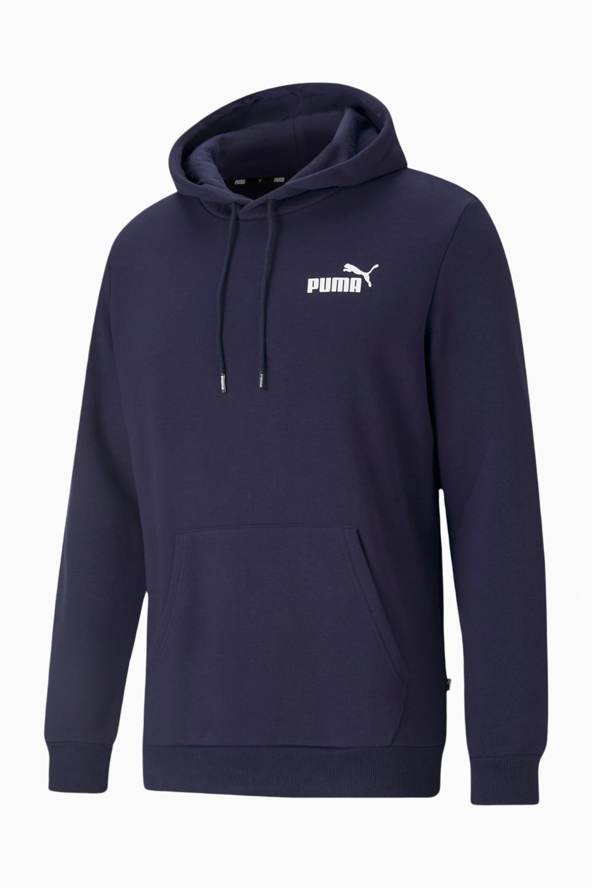 Bluza z kapturem Puma Essentials Small Logo - Granatowy