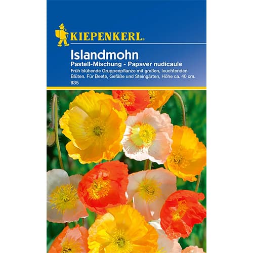 1 szt, Islandmohn Pastell - Mischung - Samen: Ilość w opakowaniu: 1 Stück