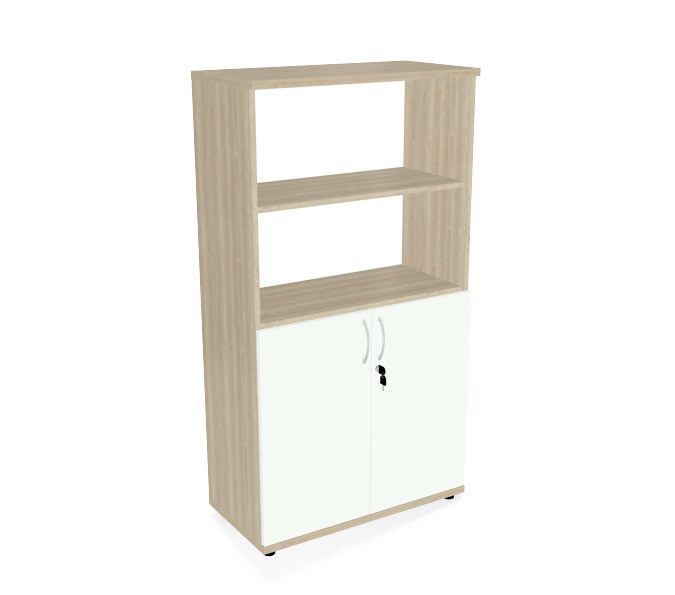 HEBE TS404 regał 80,2x40x148,8h (Kolor korpusu: Orzech Saleve)