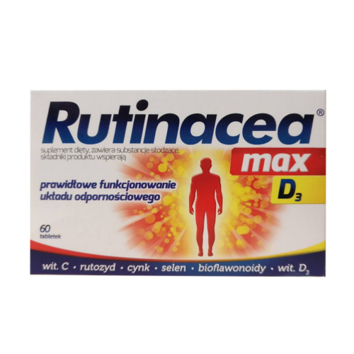 Rutinacea max d3, 60 tabletek