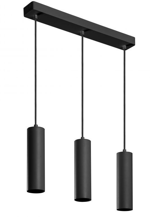 GTV Tresos lampa wisząca 3x20 W czarna OS-TRESD320W-00