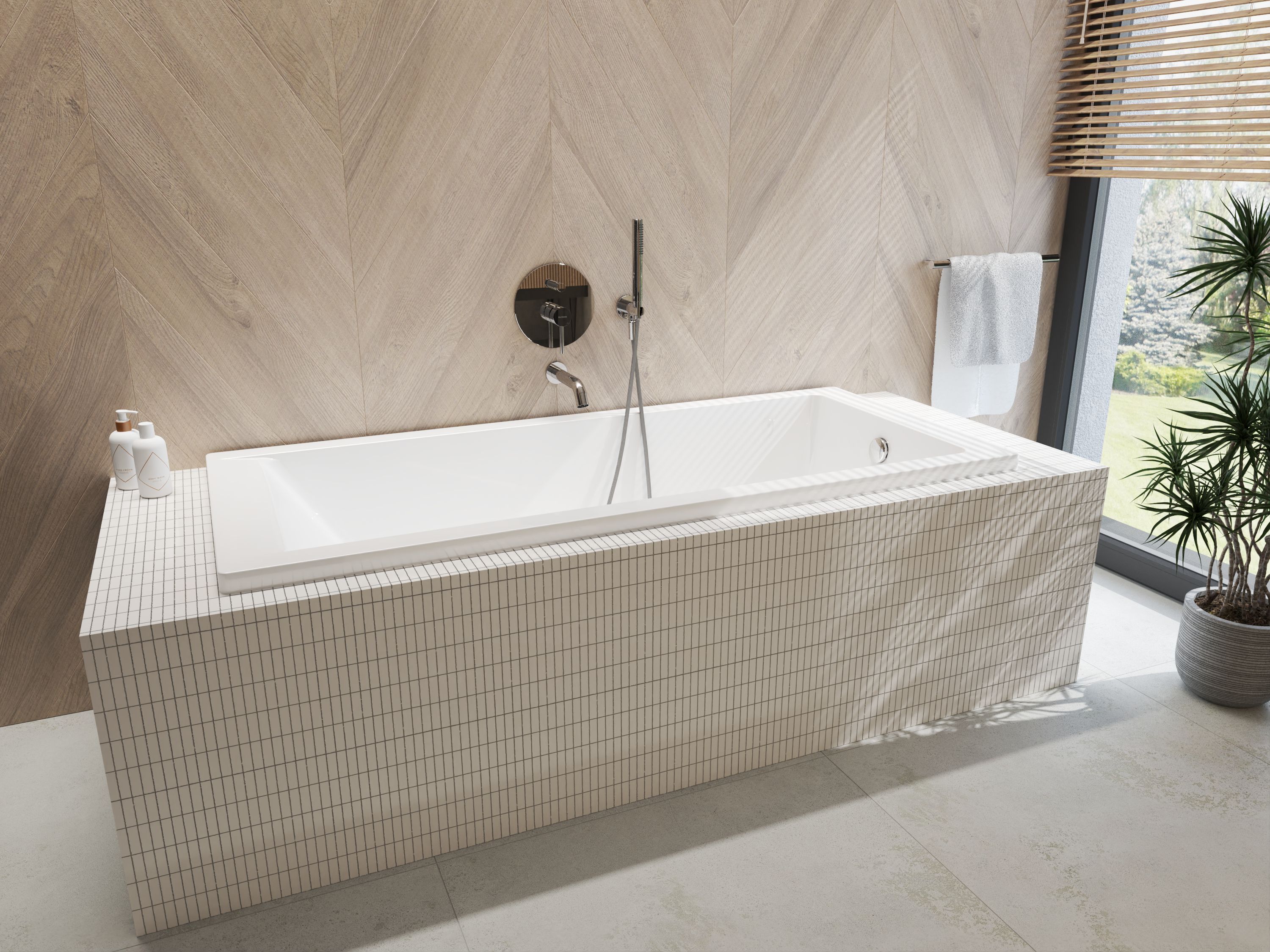 Zestaw Oltens Molle zestaw wannowo-prysznicowy podtynkowy chrom 36602100 - Wysyłka w 24h