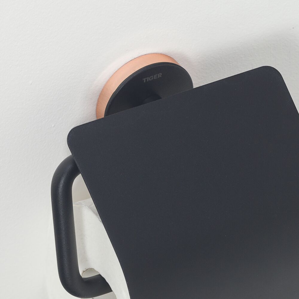 Tiger Urban uchwyt na papier toaletowy czarny mat 13166.3.07.46 - Wysyłka w 24h