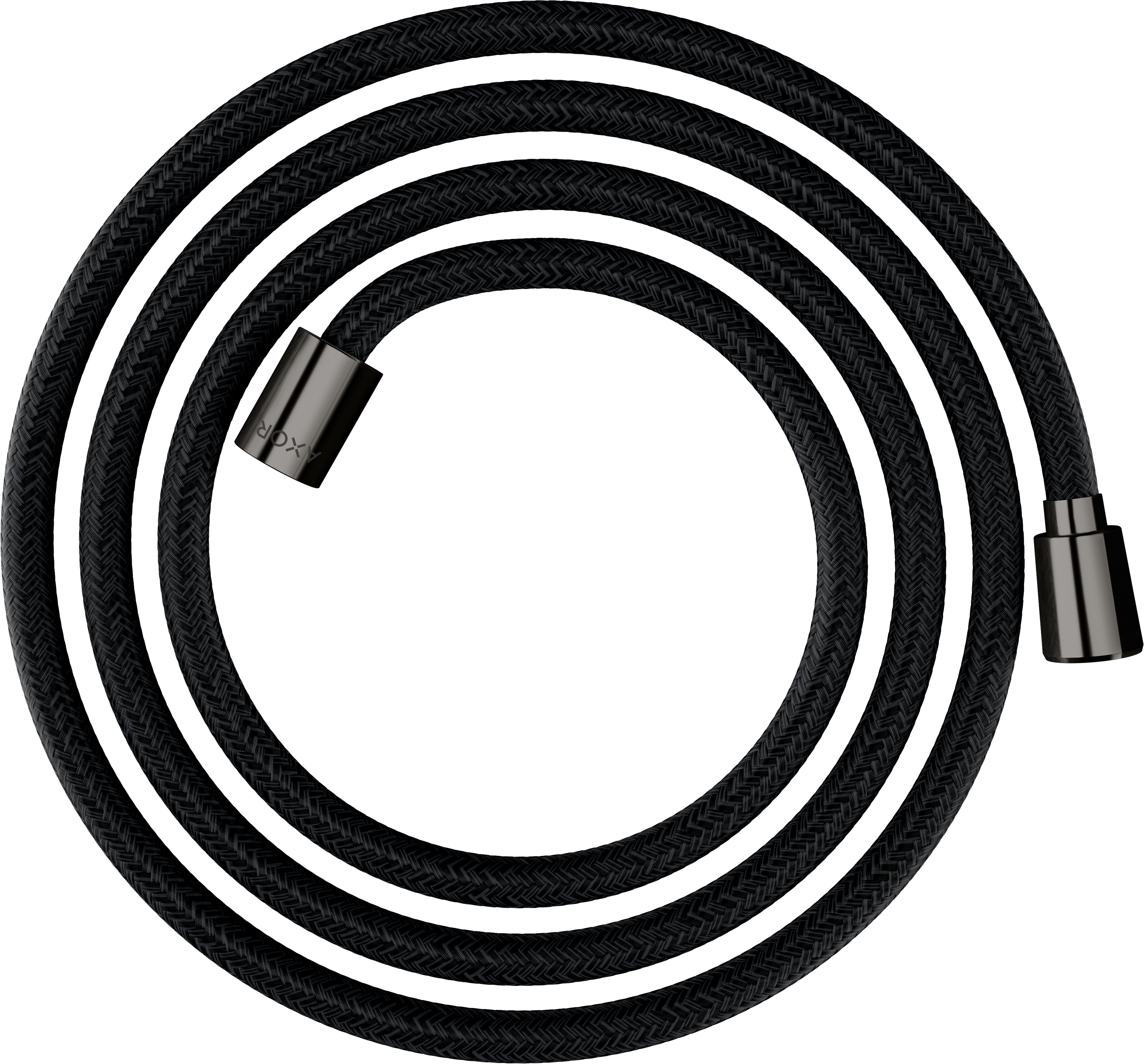 Axor ShowerSolutions wąż prysznicowy 200 cm czarny chrom polerowany 28290330