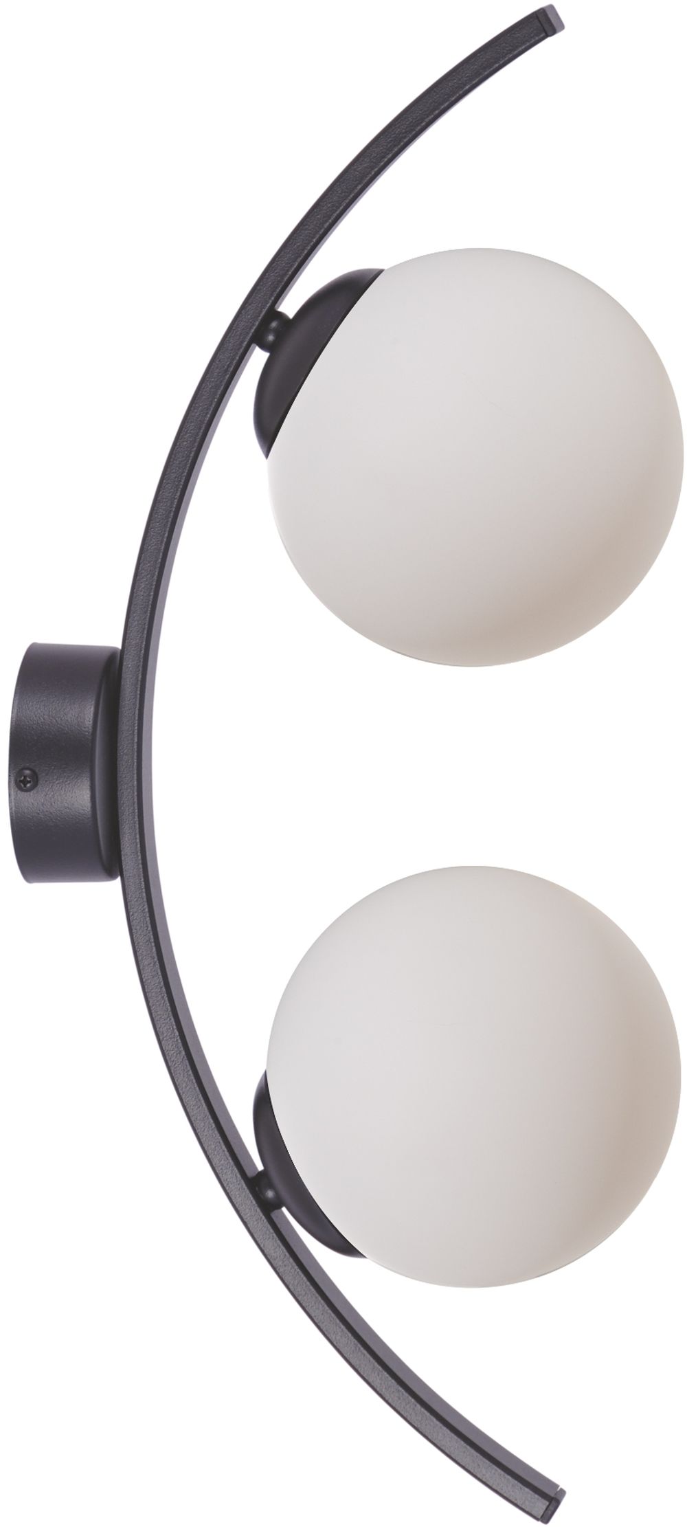 Zuma Line Helix kinkiet 2x8W LED czarny/biały 5015