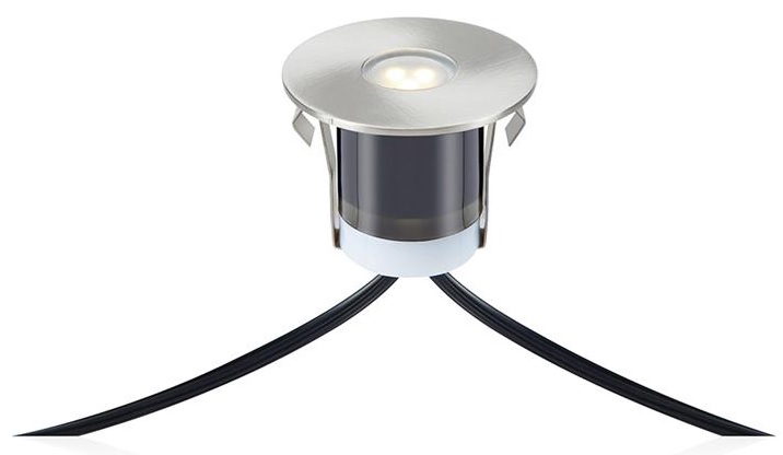 Markslöjd Garden 24 Decklight lampa najazdowa zewnętrzna 3x0,8W stal 107988