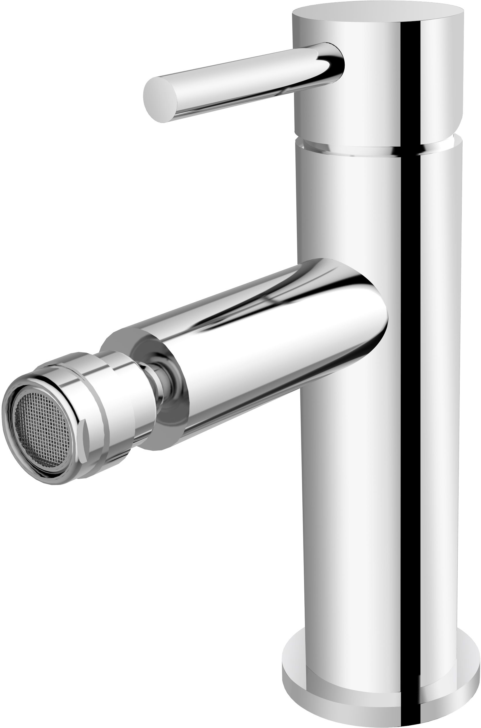 Besco Illusion bateria bidetowa stojąca chrom BB-I-CH