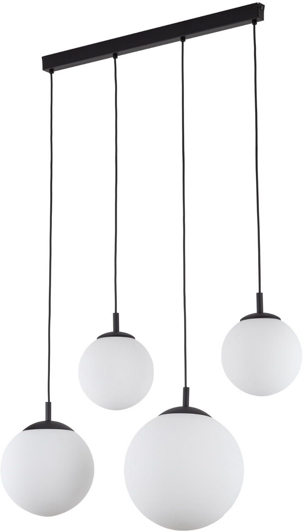 TK Lighting Esme lampa wisząca 4x15 W czarna 4790 - Wysyłka w 24h