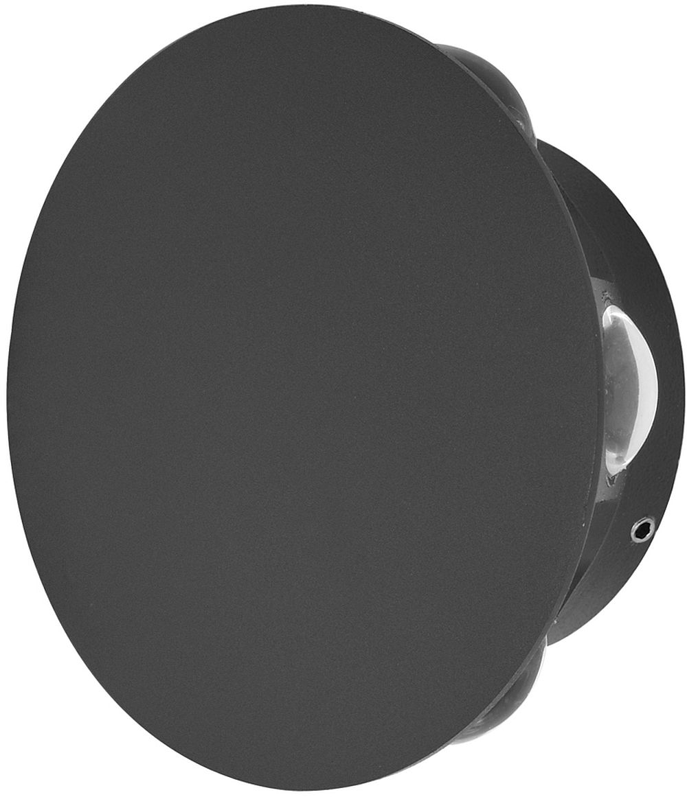 Italux Macba kinkiet zewnętrzny 1x6 W czarny mat OWL-6031-6-4K