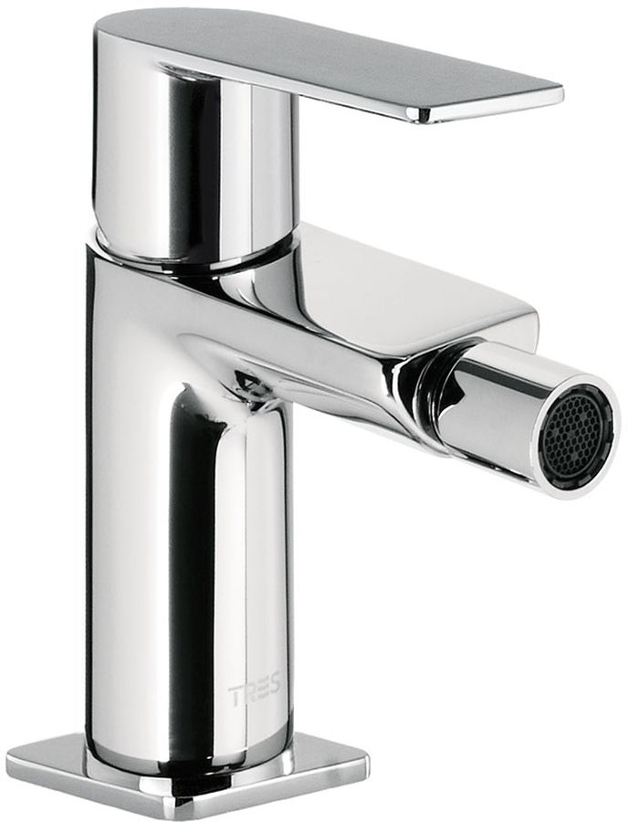 Tres Loft-Tres bateria bidetowa stojąca chrom 200.120.01.D