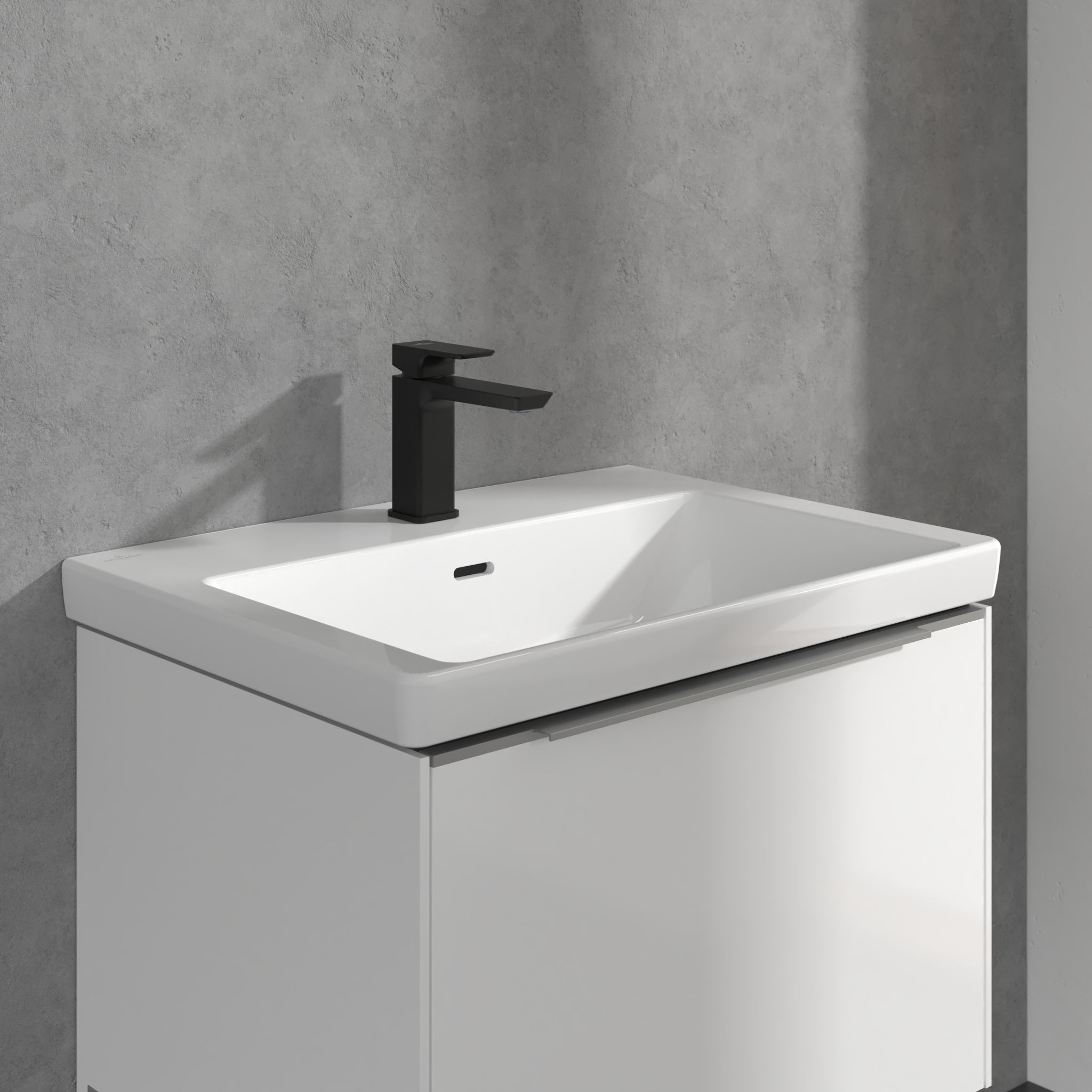 Villeroy & Boch Subway 3.0 bateria umywalkowa stojąca czarny mat TVW112003000K5