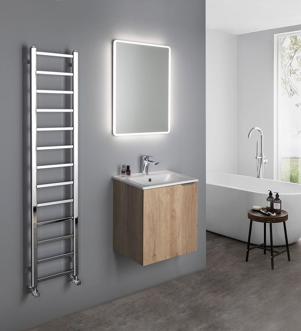 Sapho Metro Light grzejnik łazienkowy drabinkowy 150x30 cm chrom IR446R