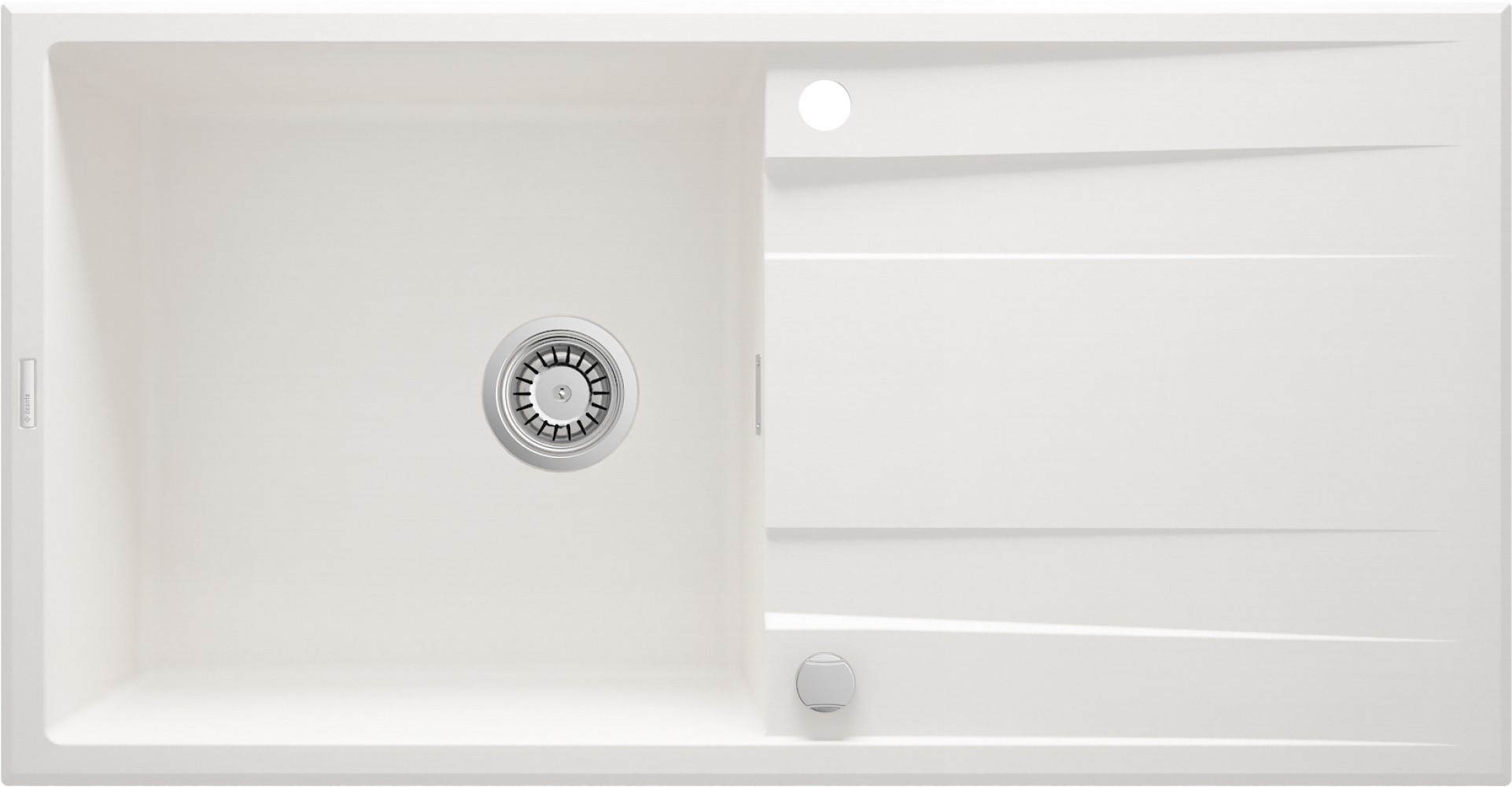 Deante Eridan zlewozmywak granitowy 100x52 cm alabaster ZQEA713