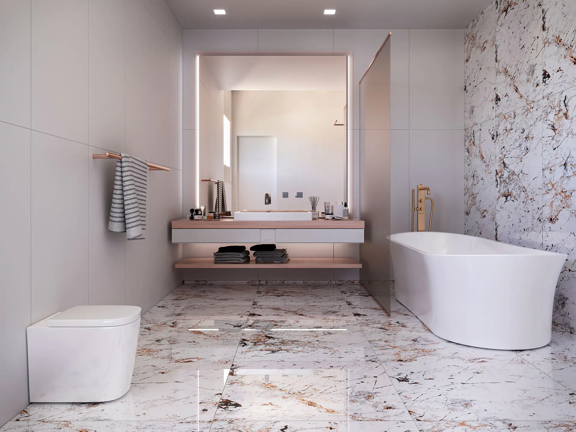 Ceramstic Granderoca Pastela Poler płytka ścienno-podłogowa 120x60