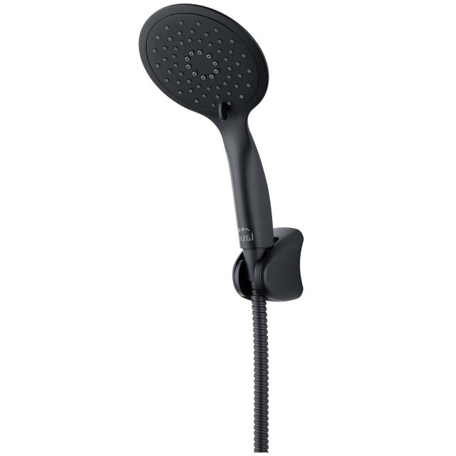 LAVEO Zestaw prysznicowy punktowy FINO czarny NLF_70AD