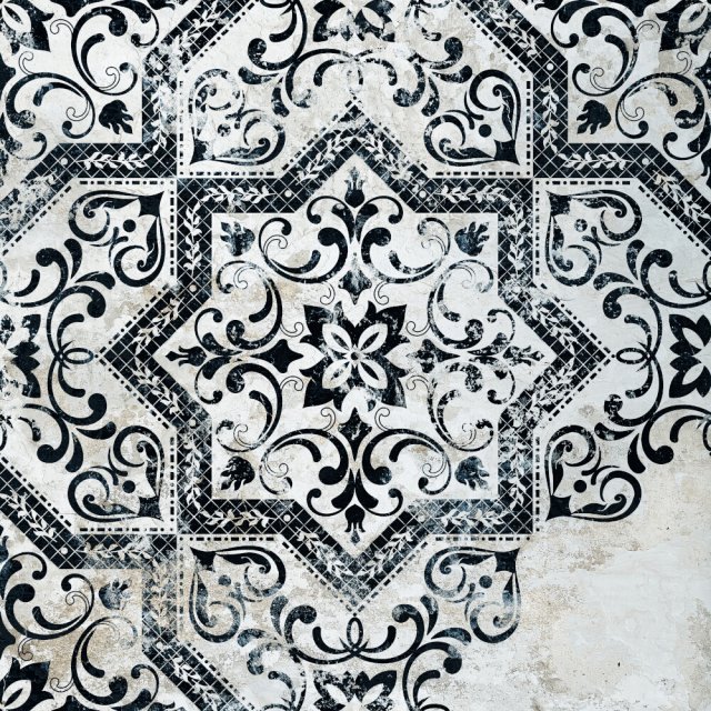 Gres szkliwiony hiszpański Absolut Keramika MINDANAO TERM 1 black sat