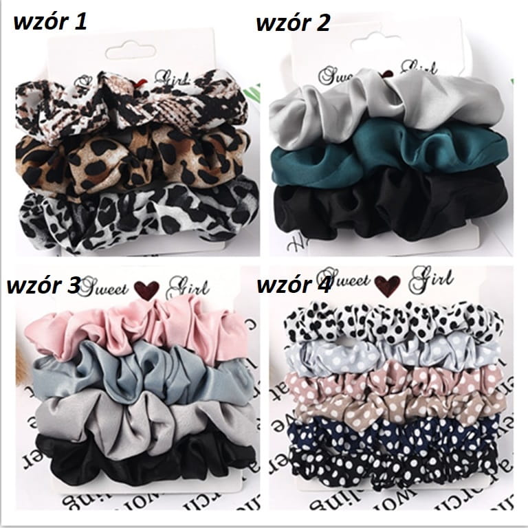 Zestaw frotek do włosów