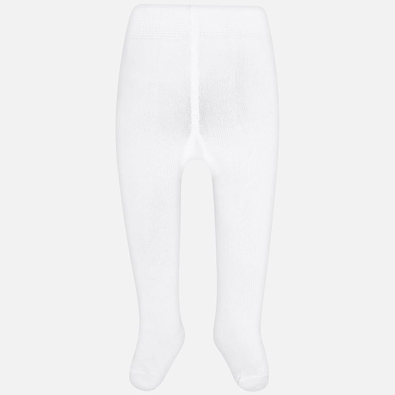 MAYORAL 9886 Rajstopy dla dziewczynki do chrztu białe