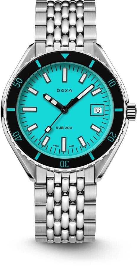 Zegarek męski DOXA SUB SUB 200 Aquamarine 799.10.241.10