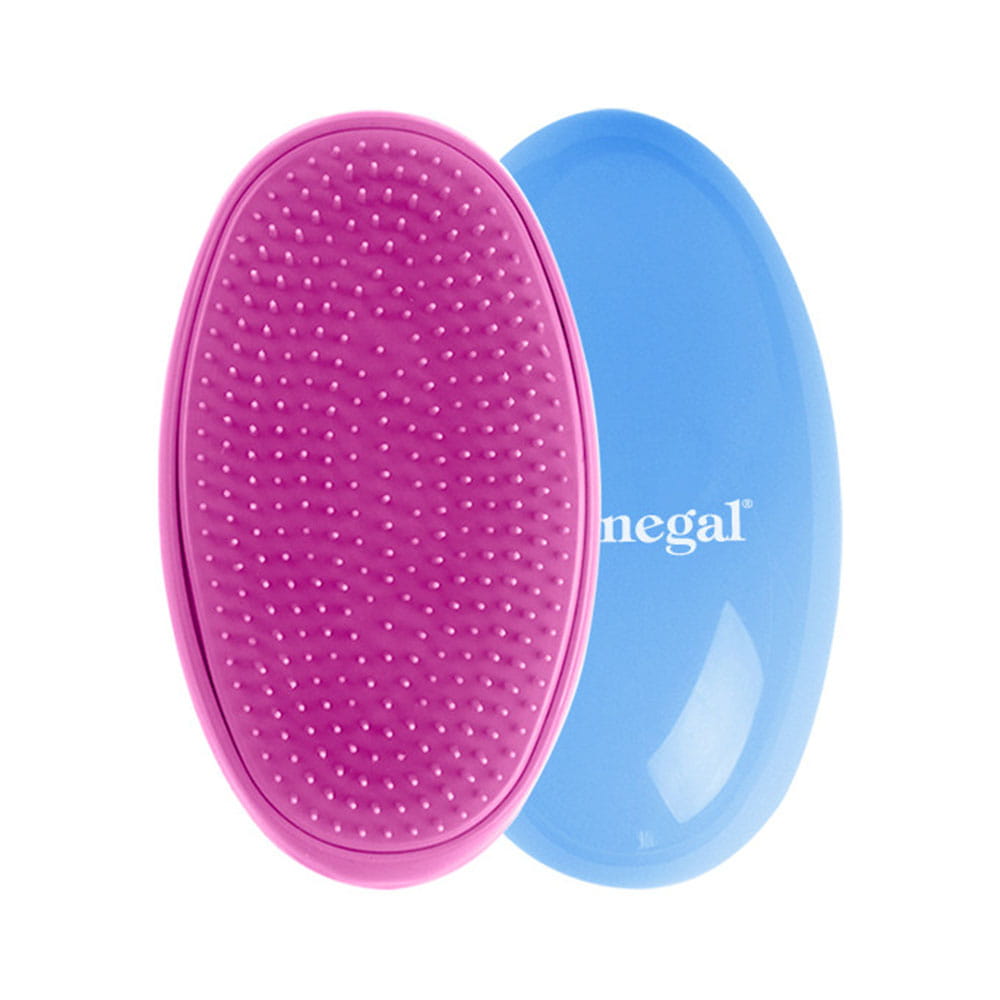 Szczotka do rozczesywania włosów Donegal jasno niebiesko różowa TT hair Nr 1231