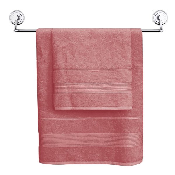 Ręcznik bambusowy Bamboo Moreno rozmiar 50x90 wz. Ciemny róż