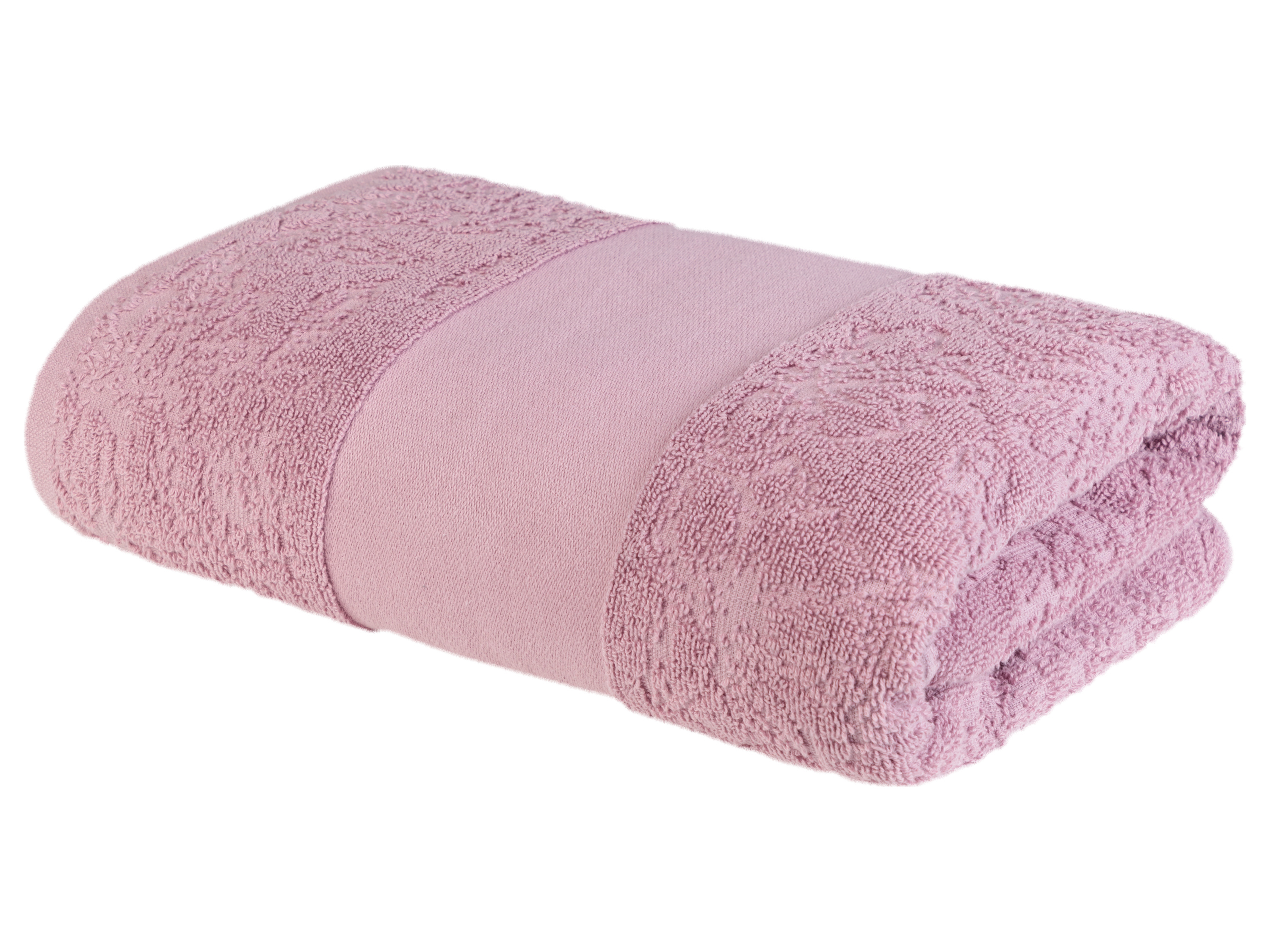 Livarno home Ręcznik kąpielowy frotte, 70 x 140 cm Kwiaty/ różowy/ we wzory