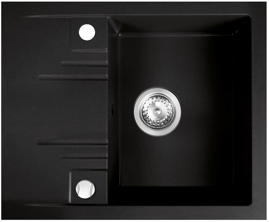 Darmowa Dostawa - Zlewozmywak granitowy 58x48 cm Ferro Mezzo II DRGM4858BA