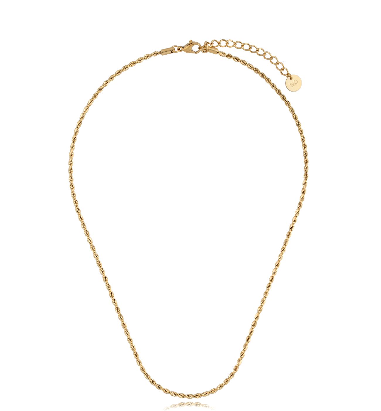 Naszyjnik złoty ze stali szlachetnej Ibbie 45 cm NSA0336