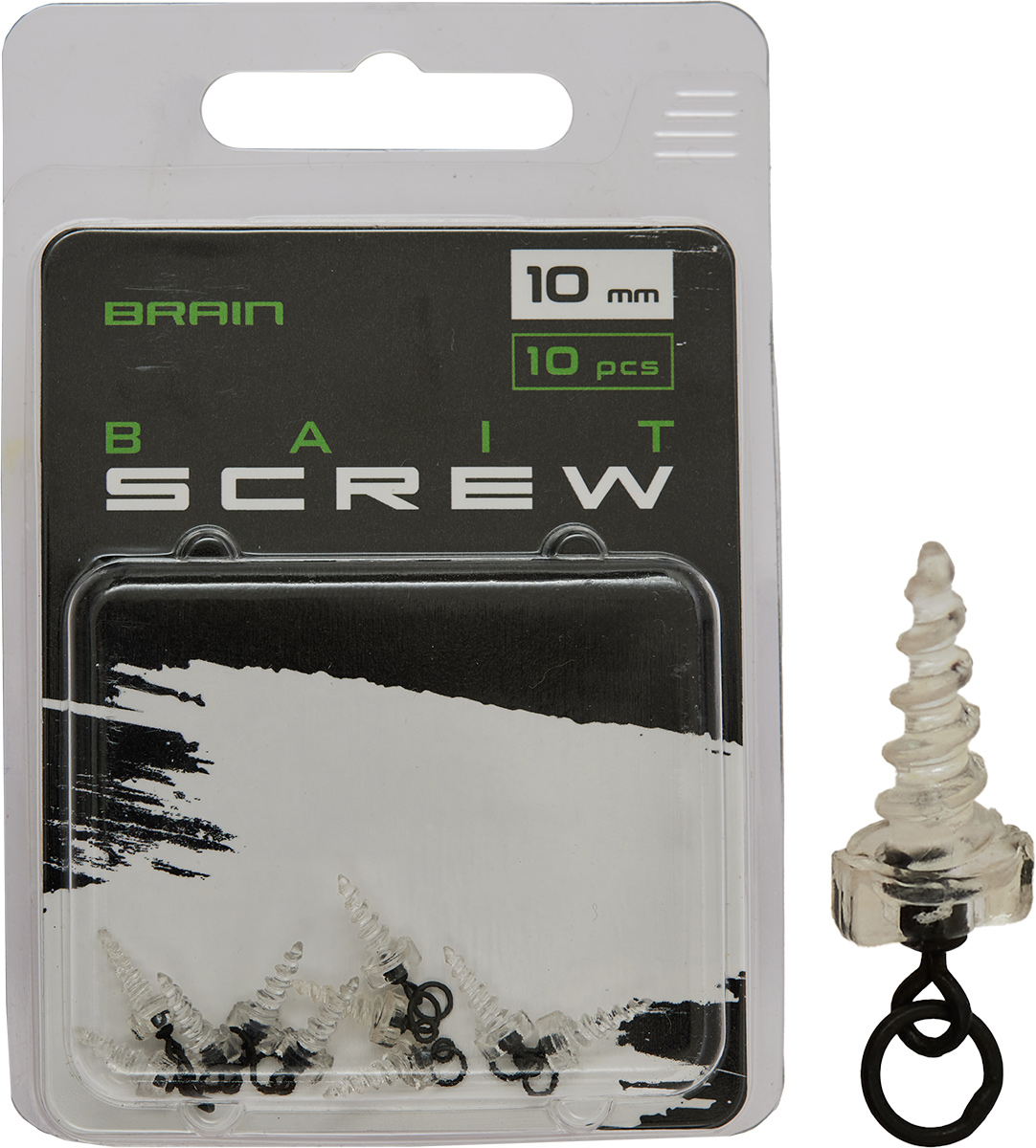 Brain Wkrętka z krętlikiem Bait Screw 10mm