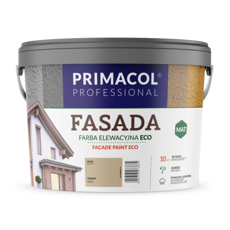 Farba Primacol Fasada Eco kawowy 4,5 l