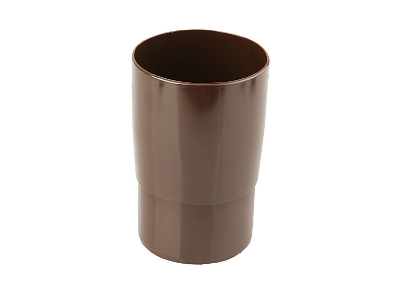 Mufa rynnowa Marley średnica 10,5 cm brązowa