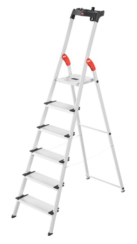 Drabina aluminiowa 6 stopniowa HAILO L80 ComfortLine 1 szt.