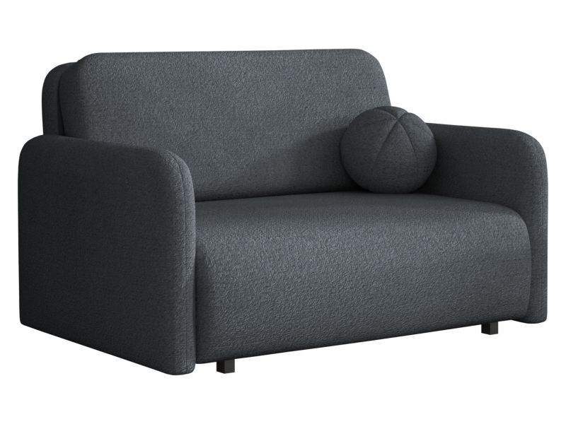 Kanapa MIRJAN 24 dwuosobowa Viva Sun II ciemnoszara bukla 1 szt.