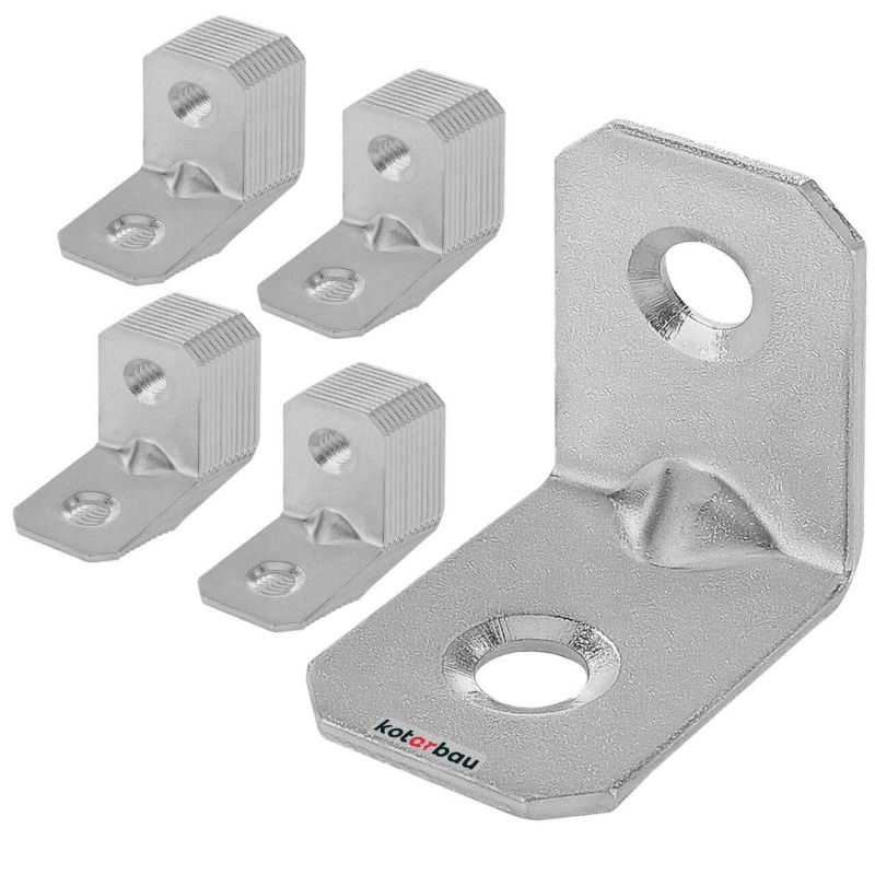 Kątownik ciesielski KOTARBAU łącznik meblowy 25x35x16 mm 50 szt.