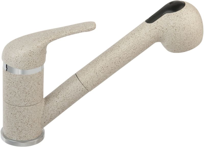 Bateria kuchenna Ferro Freya stojąca piaskowa granitowa z wyciąganą wylewką 1 szt.