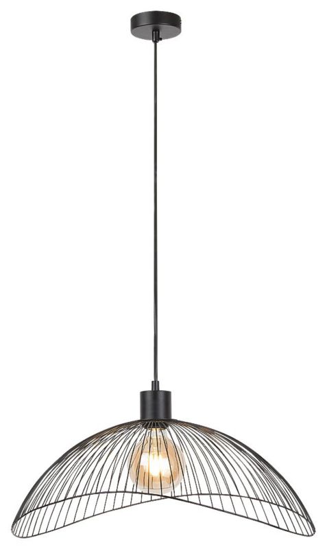 Lampa wisząca Rabalux Iduna 3471 czarna industrialna 1xE27 x 1 szt.
