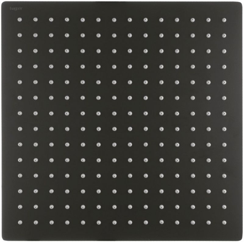 Deszczownica Hagser Ella kwadratowa 30 cm czarny mat stal nierdzewna 1 szt.