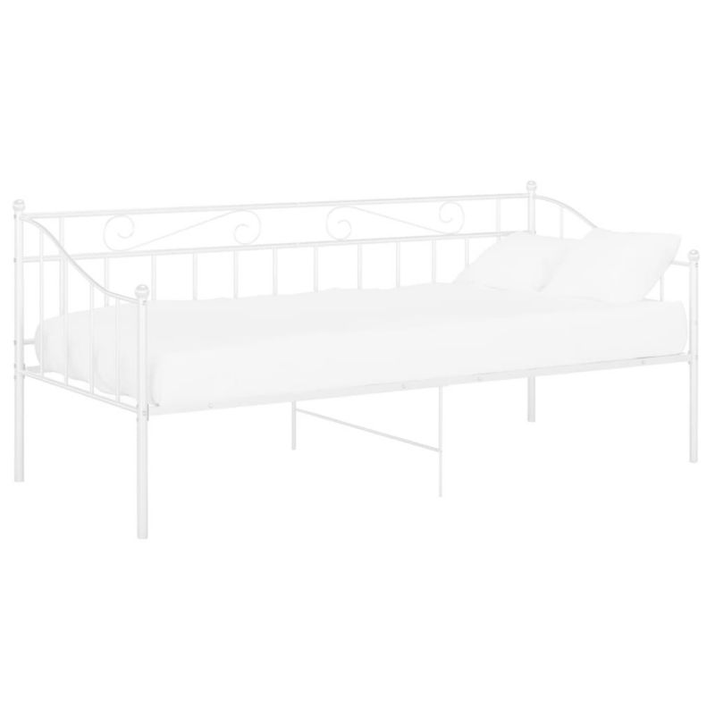 Łóżko metalowe WaszeMeble 90x200 cm biała WM-324774 1 szt.