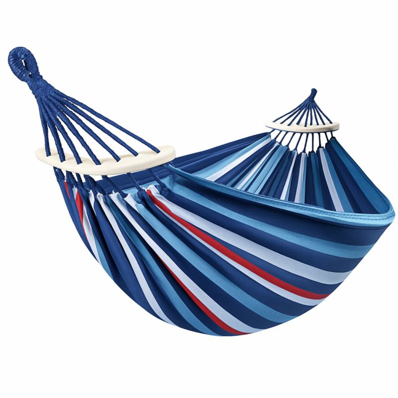 Hamak Be-active.pl huśtawka ogrodowy dwuosobowy niebieski 1szt