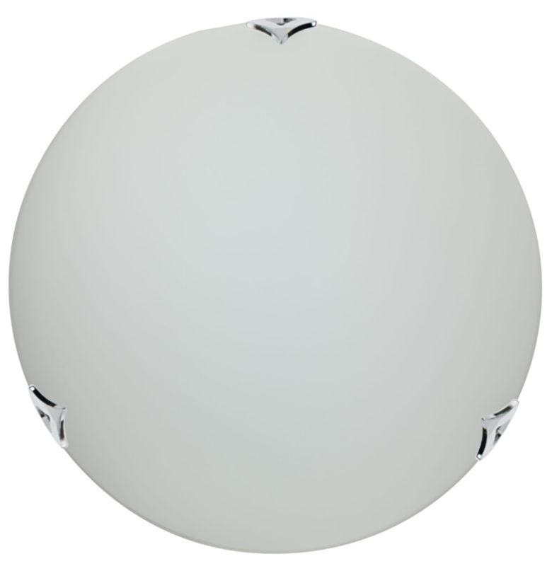 Plafon sufitowy Candellux Sara chromowany biały 1 x E27 x IP20 wym: 9 x 30 x 30 cm - 1 szt.