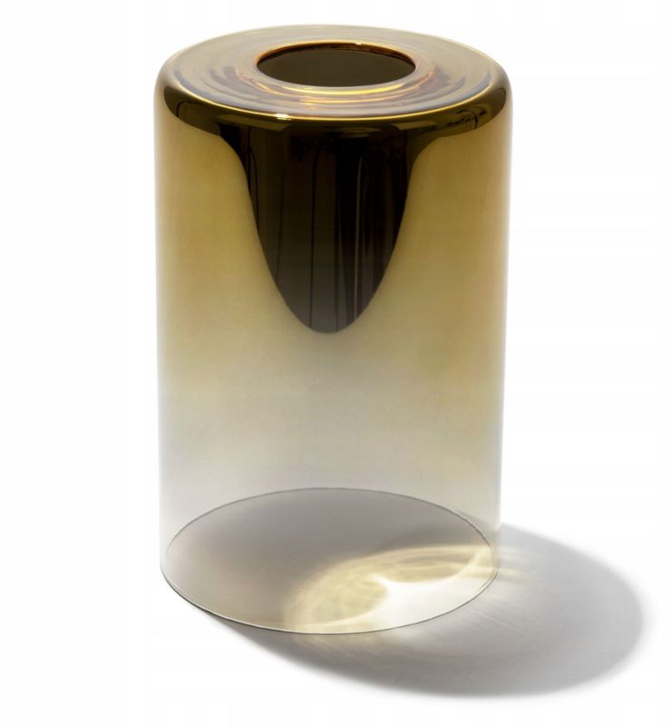 Klosz do lampy wiszącej Light Home LH Hella E27 złoty szklany 15x10cm 1szt.